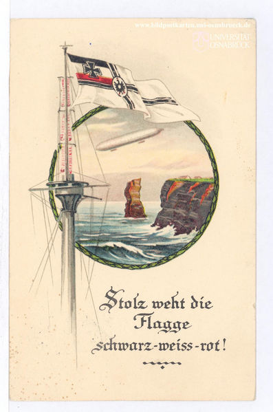 Postkarte Flaggenlied